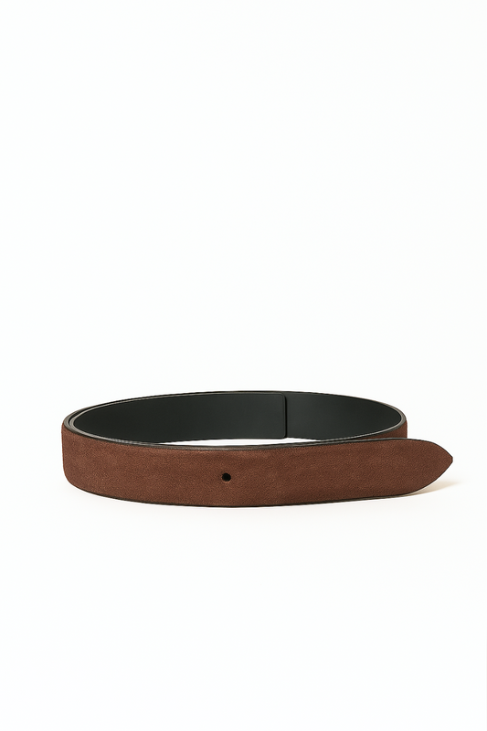 Reversible Belt Milano Brown Alcantara